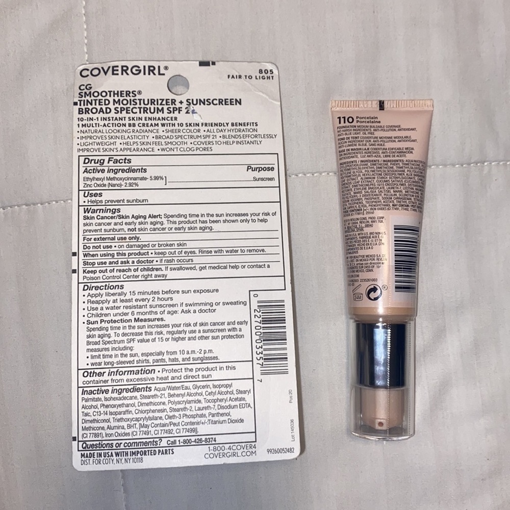 Covergirl BB cream and Revlon Natural fundation.. blunde of 2 items - Picture 5 of 7